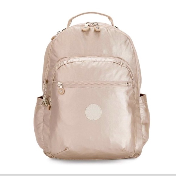 Kipling Seoul Large 15” Metallic Laptop Backpack - Picture 1 of 17